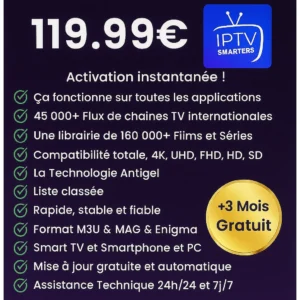 Abonnement IPTV 24 mois