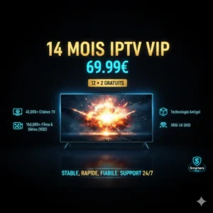 IPTV VIP 12 MOIS
